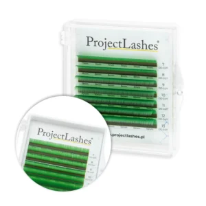 Zalios blakstienos priauginimui C 0.07 Project Lashes