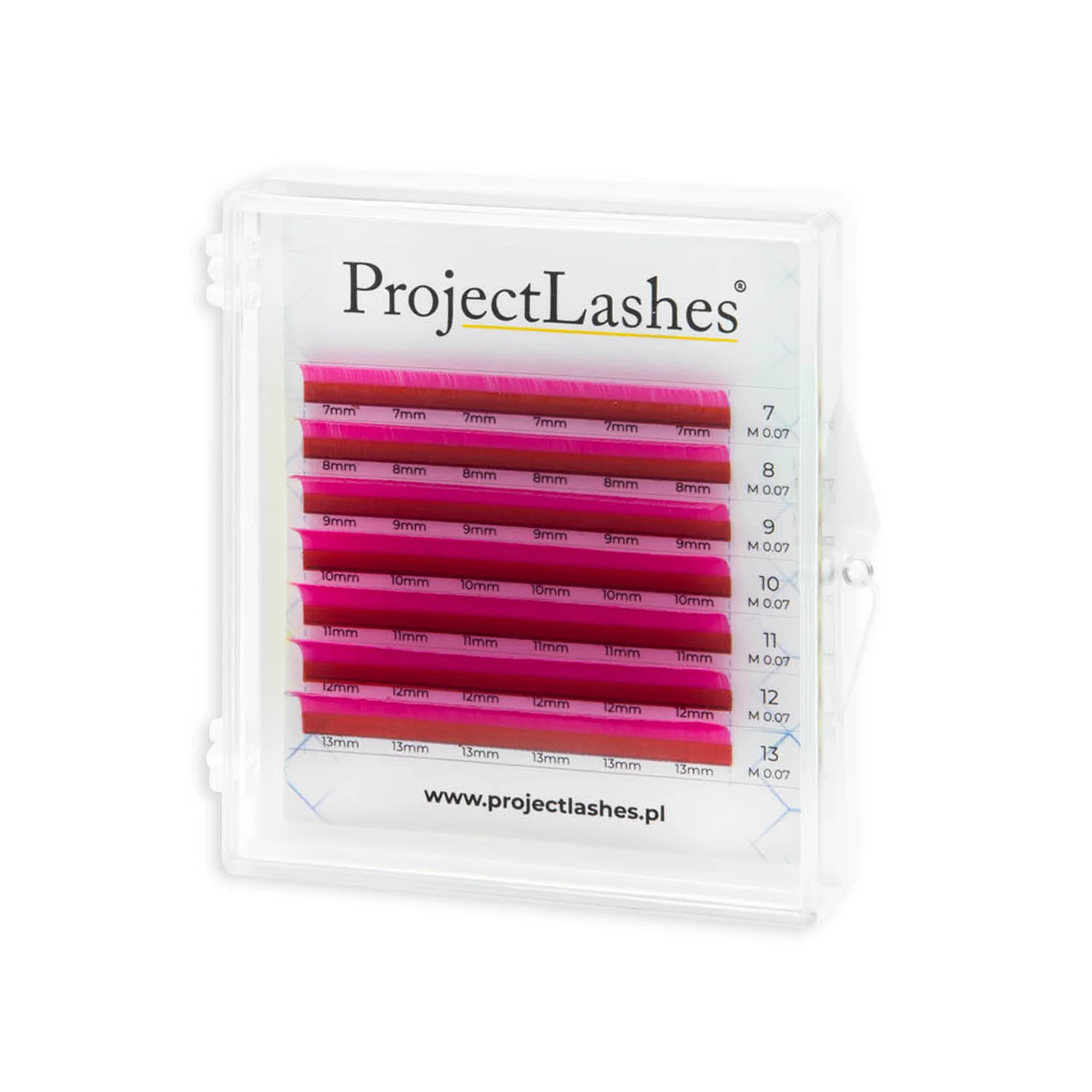 Rozines blakstienos priauginimui C 0.07 Project Lashes