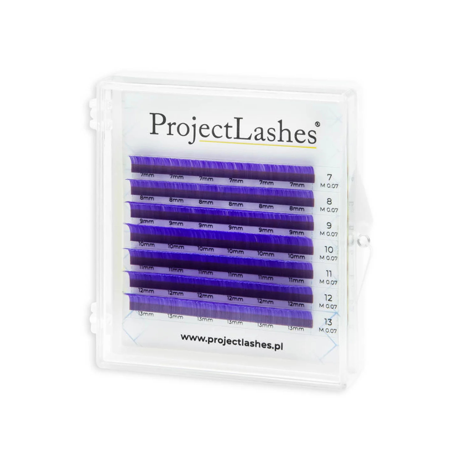 Violetines blakstienos priauginimui C 0.07 Project Lashes