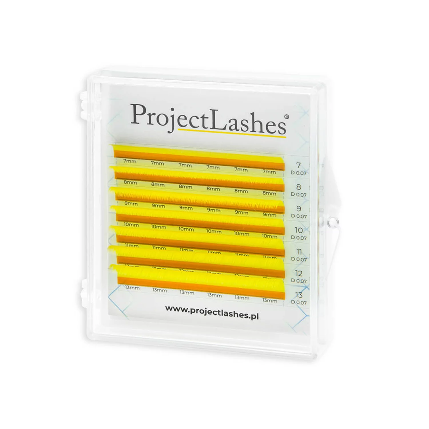 Geltonos blakstienos priauginimui C 0.07 Project Lashes