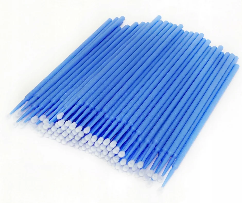 Mikro aplikatoriai 2.5 mm, mėlyni