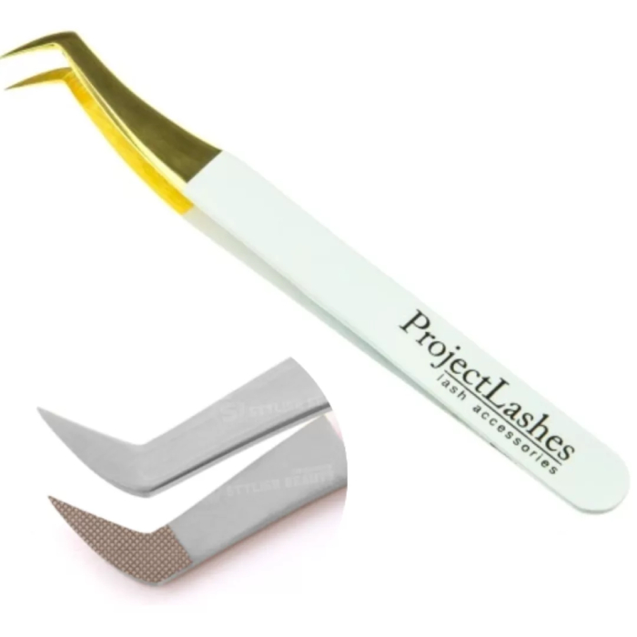 pincetas blakstienoms blakstienu pincetas Project Lashes