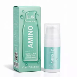 priemones laminacijai ELAN amino rugscių koncentratas regeneracijai antakiams ir blakstienoms ELAN